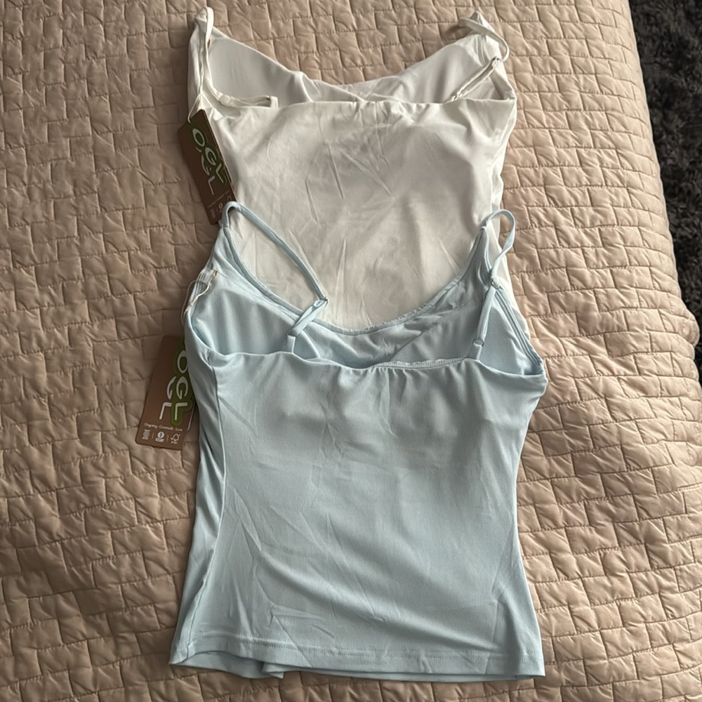 Two OGL Cropped Brami Tank Tops BNWT - Picture 3 of 3
